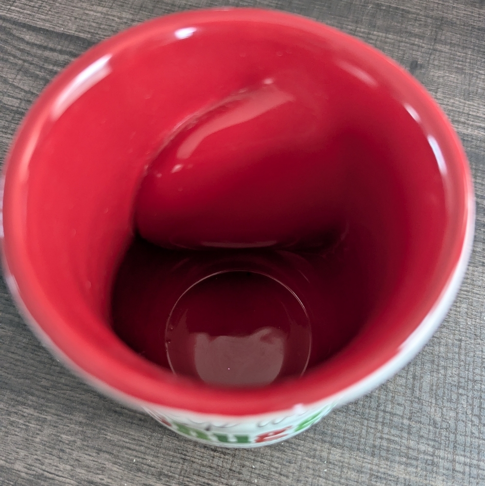 White Ceramic Mug Keep Warm Snuggle Up - Picture 2 of 5